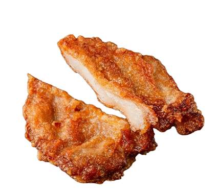 独自製法が生む「カリッ・ジュワッ」の食感とボリューム