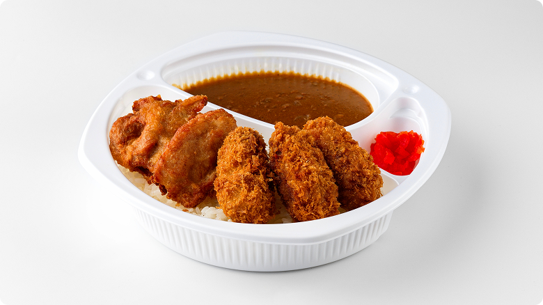 カキフライカレー